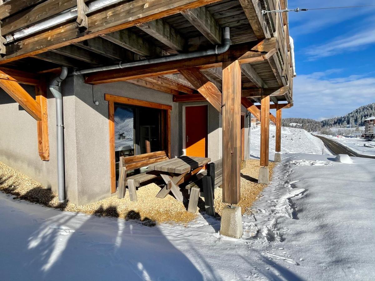 Gite Avec Terrasse Et Belle Vue - Chaletnelda Com Lamoura Dış mekan fotoğraf