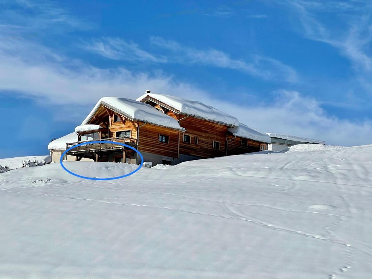 Gite Avec Terrasse Et Belle Vue - Chaletnelda Com Lamoura Dış mekan fotoğraf