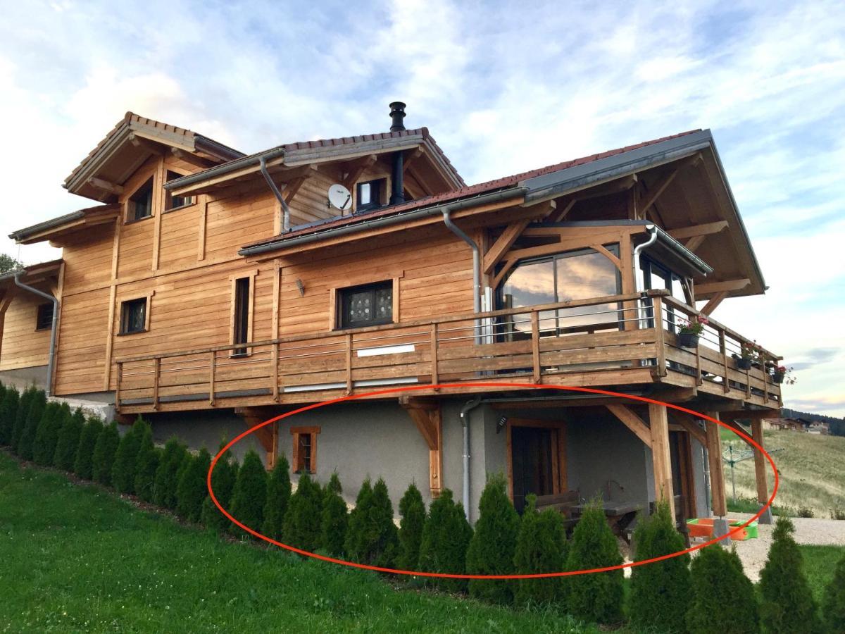 Gite Avec Terrasse Et Belle Vue - Chaletnelda Com Lamoura Dış mekan fotoğraf
