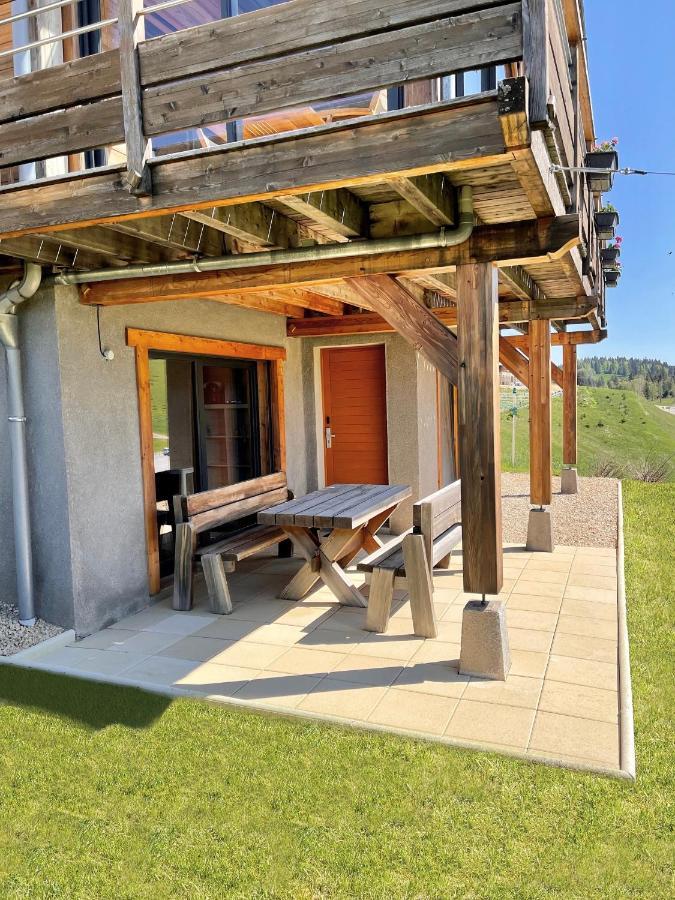 Gite Avec Terrasse Et Belle Vue - Chaletnelda Com Lamoura Dış mekan fotoğraf