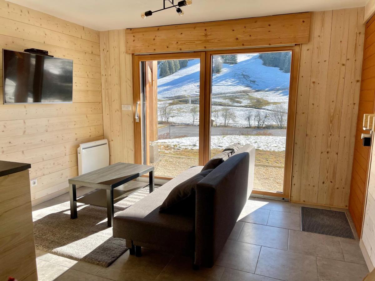 Gite Avec Terrasse Et Belle Vue - Chaletnelda Com Lamoura Dış mekan fotoğraf