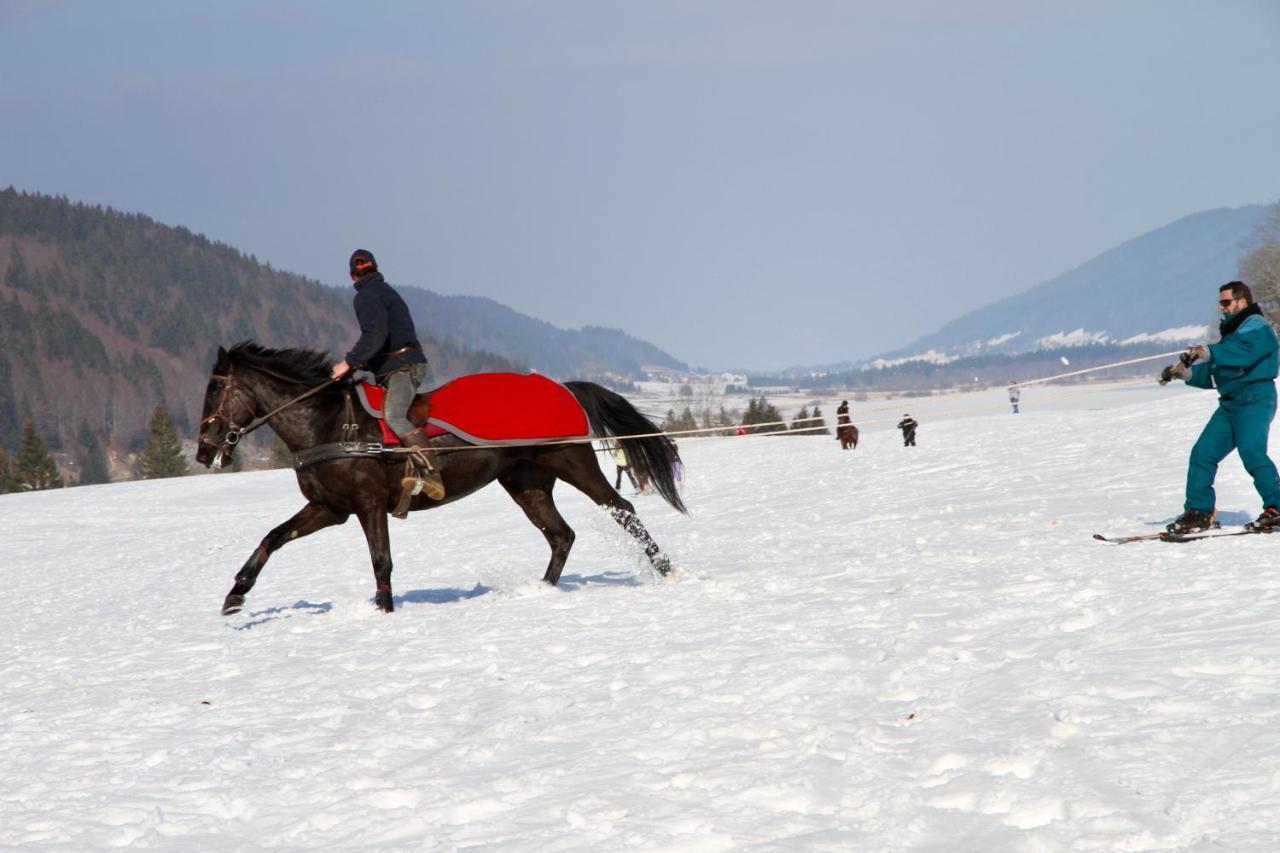 Gite Avec Terrasse Et Belle Vue - Chaletnelda Com Lamoura Dış mekan fotoğraf